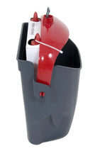 Load image into Gallery viewer, Petmate Clean Response Swivel Bin &amp; Rake Durable Plastic Pooper Scooper Gray/Red
